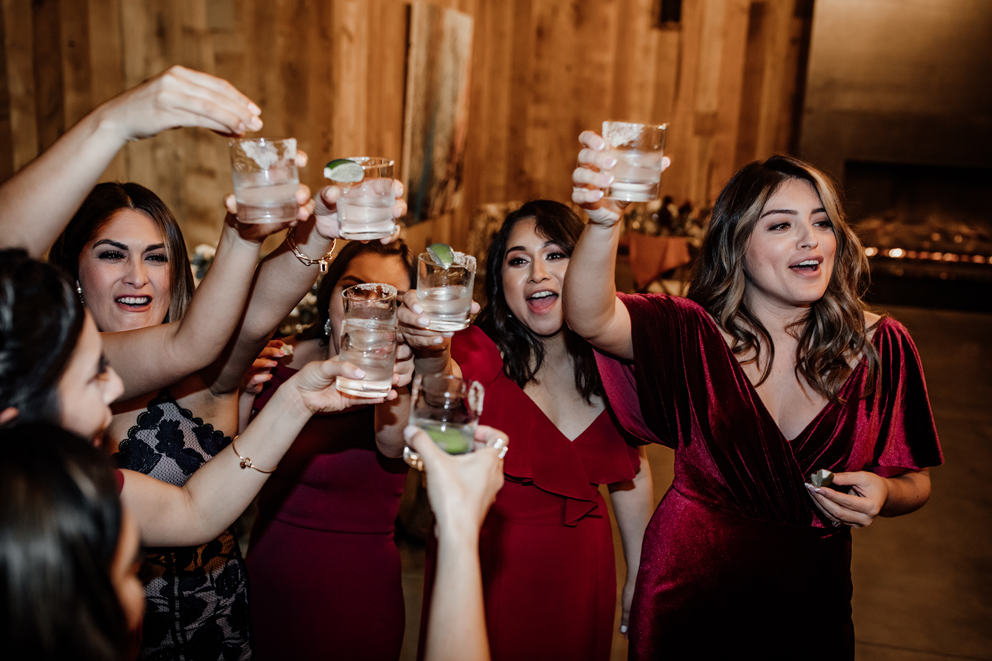 St Helena wedding reception .