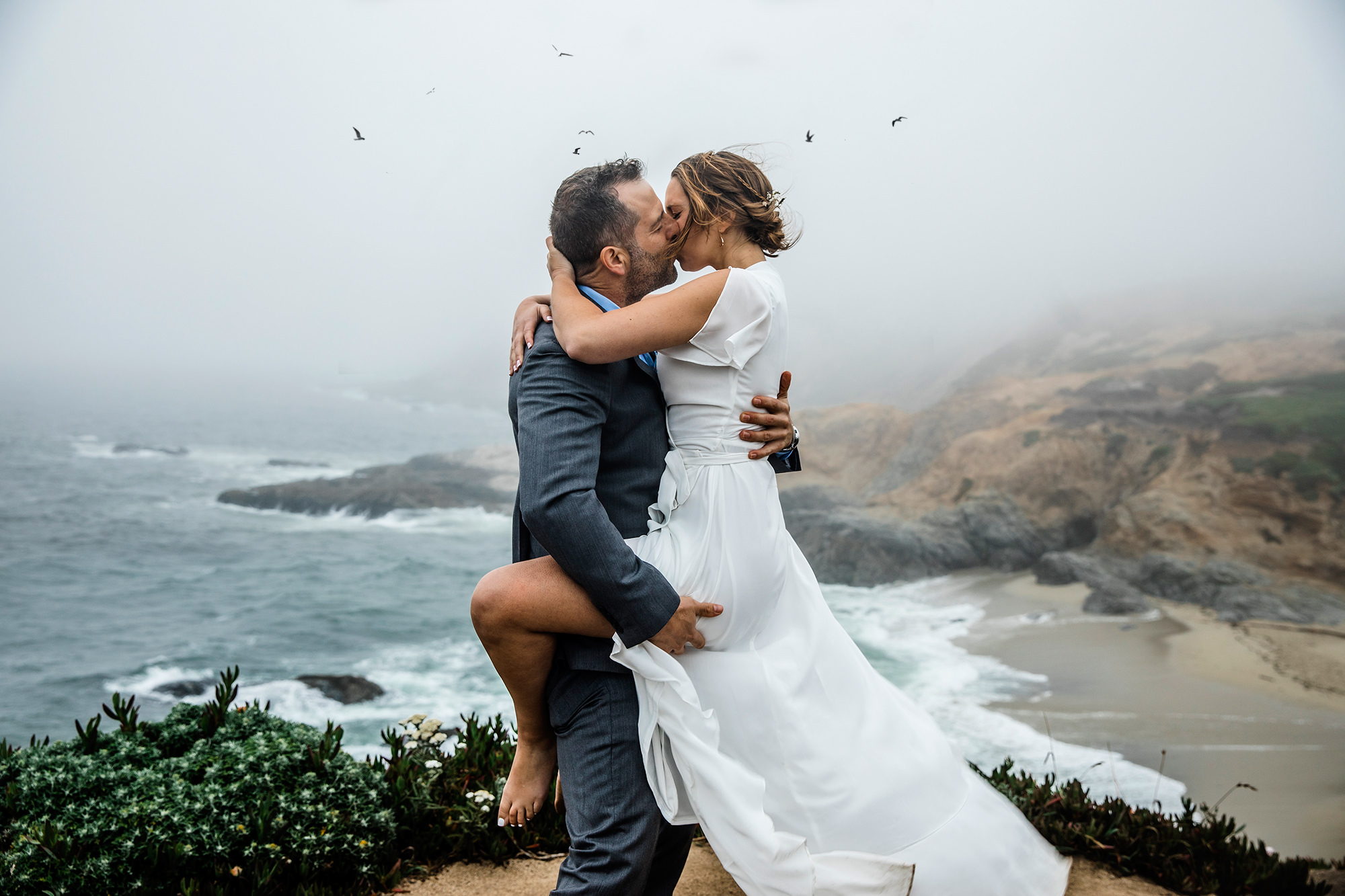 Bodega Bay, California Moody engagement session by Becca Henry Photography_147-2000 2
