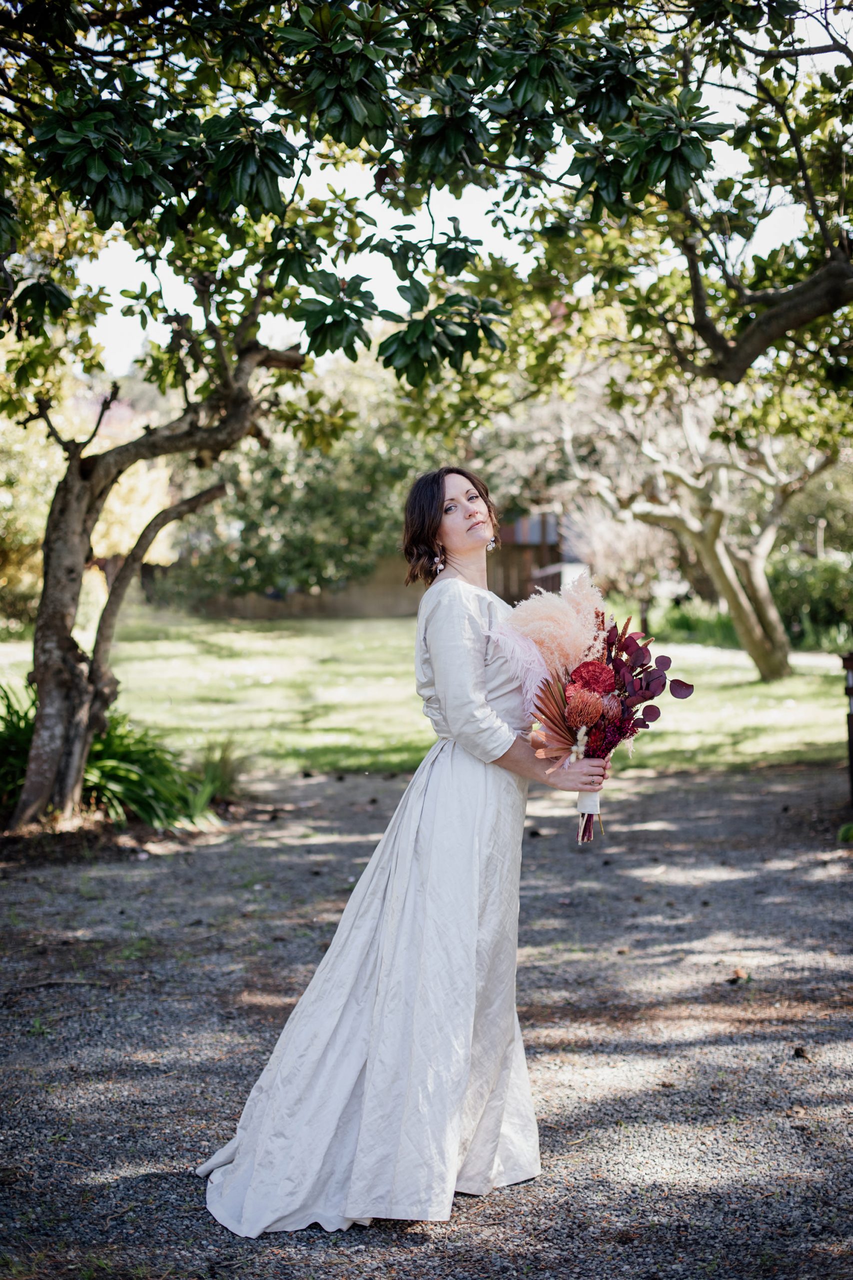 Bride portrait at Olema House