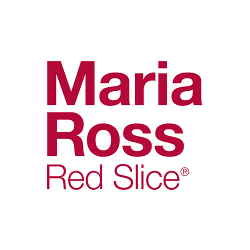 Maria Ross Red Slide logo for branding website and marketing materials.