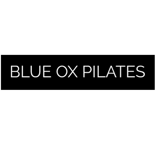 Blue Ox Pilates branding logo for fitness studio website.