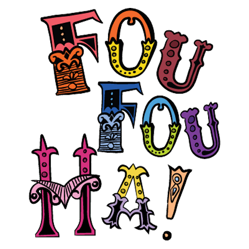 Bright, colorful "Fabulous You" lettering for branding and marketing.